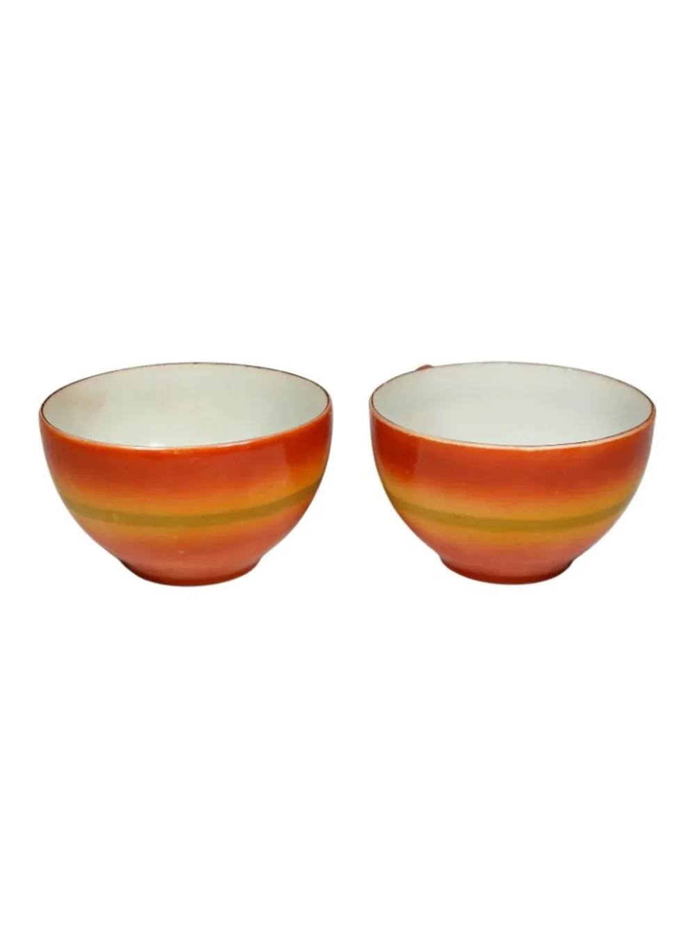 Scenic Luster Teacup & Saucer Pair 1920s-1940s Made in Japan Hand-Painted